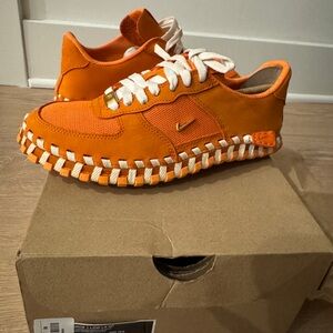 Jacquemas x Nike Bright Orange AF1 Low LX SP with White Accents